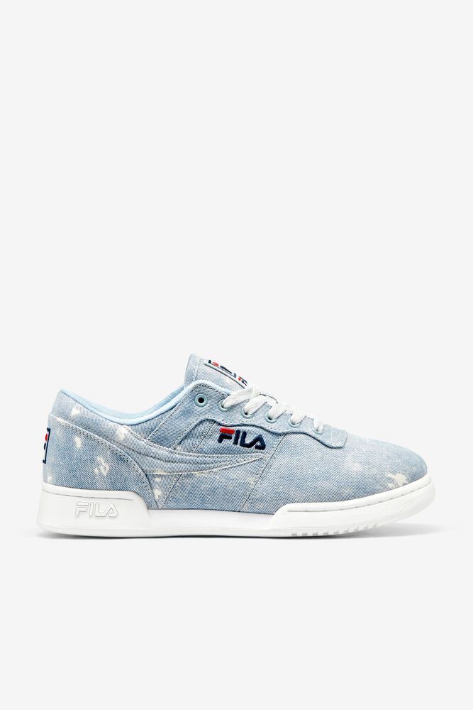 Fila Original Fitness Denim Blue Sneakers Mens - NZ 12048-PDWQ